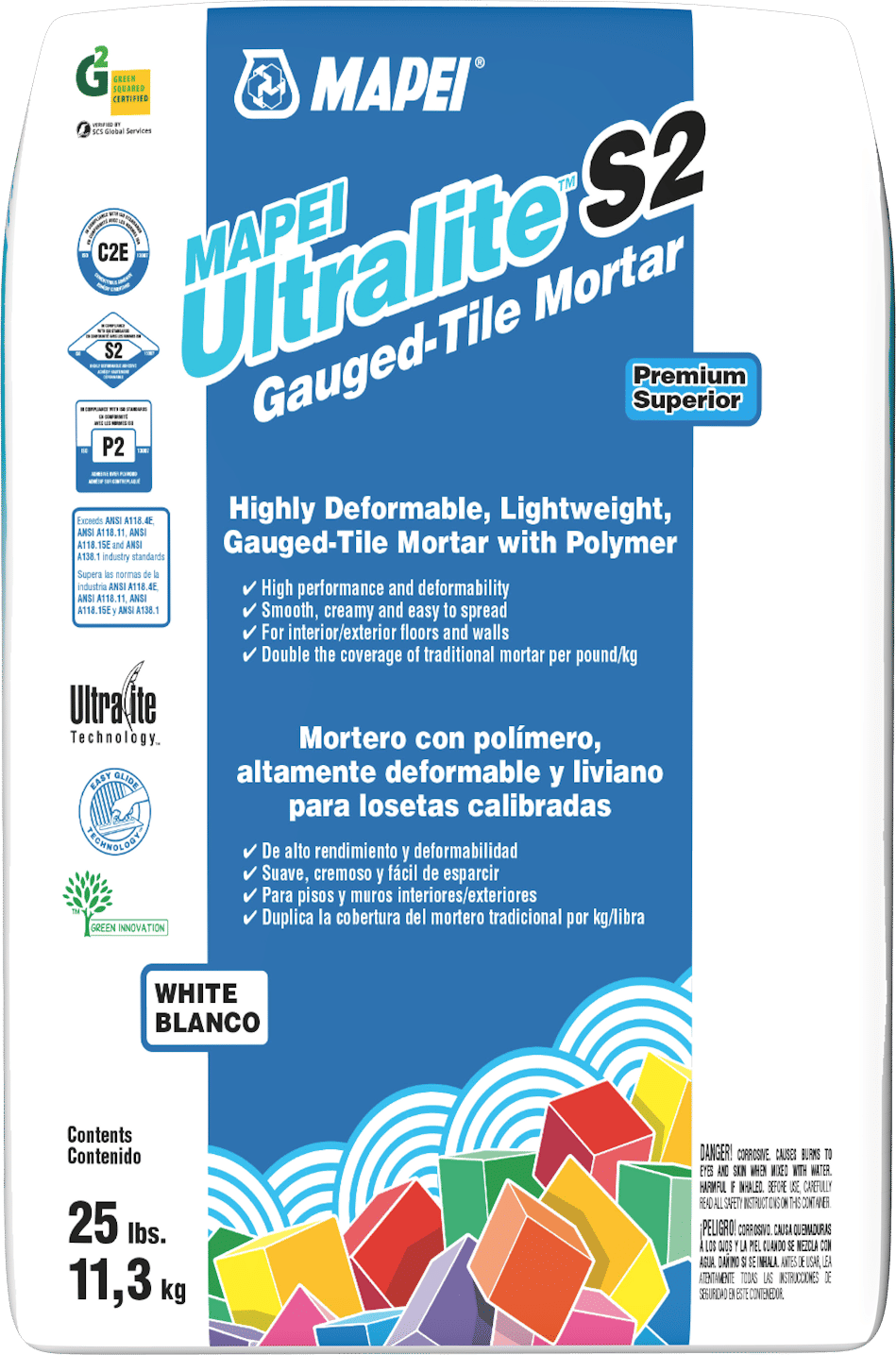 Mapei Ultralite S2 Ciment colle léger avec polymères hautement