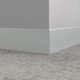 Millwork Wall Finishing System - MW 21 FS6 Exhibit 6" #21 Platinum - Wall Base 8' (Pack of 8)