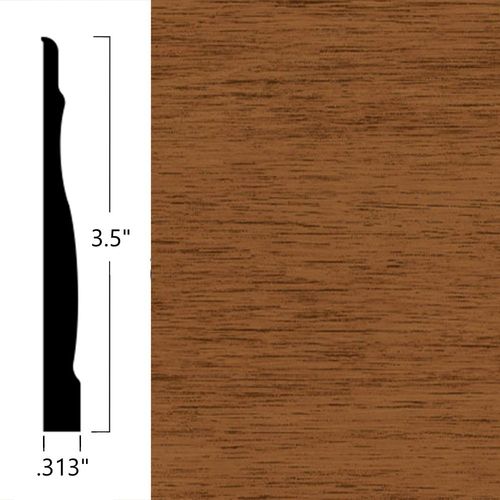 Tarkett - Millwork Wall Base Masquerade - MW MS3 D Outline 3-1/2