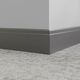 Millwork Wall Finishing System - MW 20 X62 Ledge 6" #20 Charcoal - Wall Base 8' (Pack of 5)