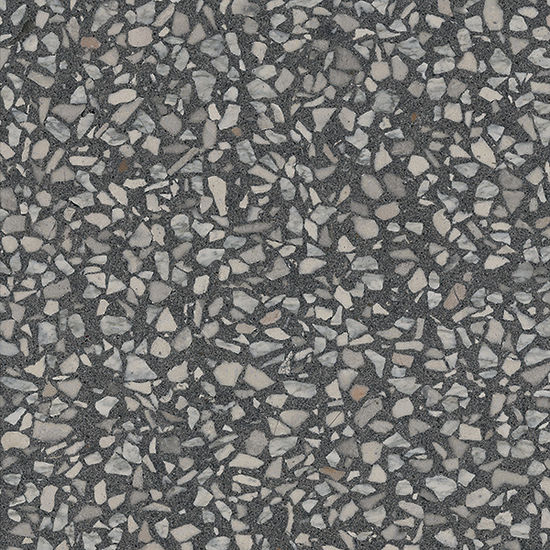 Floor Tiles Cement Mix Flake Dark Grey Matte 24" x 24"
