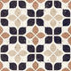 Tuiles plancher Frammenti Terracotta Fiore Naturel 8" x 8"