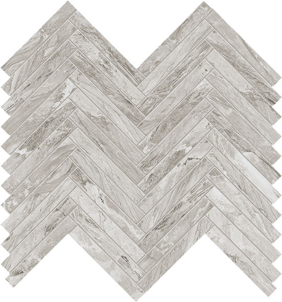 Floor Tiles Gemstone Silver Glossy 12" x 13"