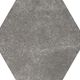 Floor Tiles Hexatile Cement Black Matte 7" x 8" (7.69 sqft/box)
