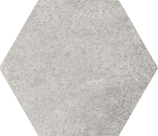 Tuiles plancher Hexatile Cement Grey Mat 7" x 8" (10.76 pi²/boîte)