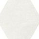 Tuiles plancher Hexatile Cement White Mat 7" x 8" (7.69 pi²/boîte)