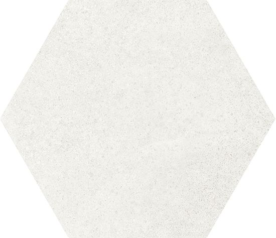 Floor Tiles Hexatile Cement White Matte 7" x 8" (7.69 sqft/box)