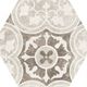 Floor Tiles Hexatile Cement Garden Grey Matte 7" x 8"