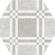 Tuiles plancher Hexatile Cement Geo Grey Mat 7" x 8" (7.69 pi²/boîte)