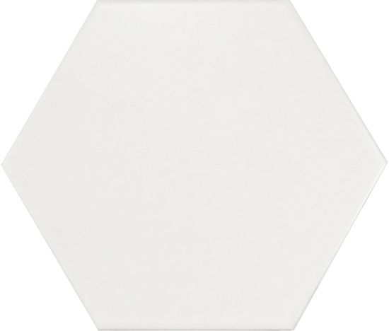 Tuiles plancher Hexatile Matte Blanco 7" x 8" (10.76 pi²/boîte)