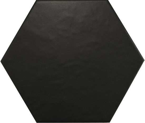Floor Tiles Hexatile Matte Nero 7" x 8" (7.69 sqft/box)