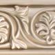 Wall Tiles Retroclassique Mocha Polished Floral Listello 3" x 6"