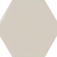 Wall Tiles Scale Hexagon Greige Polished 4" x 5"