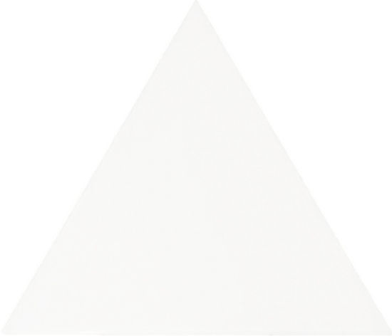 Wall Tiles Scale Triangolo White Matte 4-1/2" x 5"