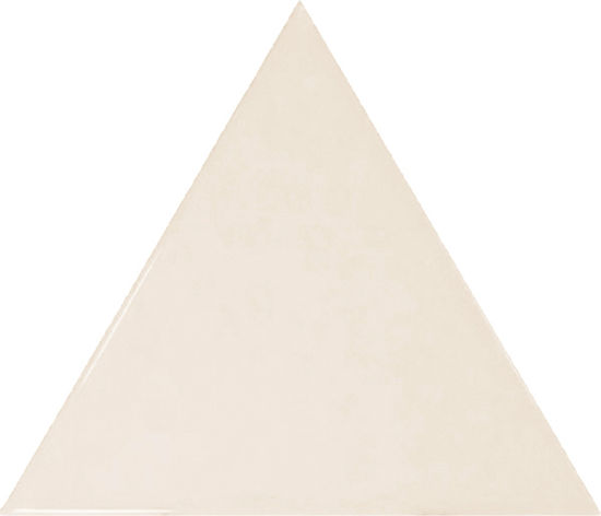 Wall Tiles Scale Triangolo Cream Glossy 4-1/2" x 5"