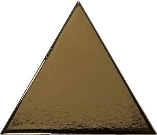 Wall Tiles Scale Triangolo Metallic Glossy 4-1/2" x 5"