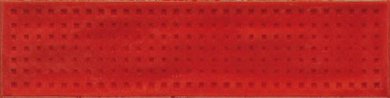 Wall Tiles Slash Red Glossy Textured 3" x 12"