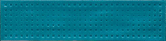 Wall Tiles Slash Turquoise Glossy Textured 3" x 12"