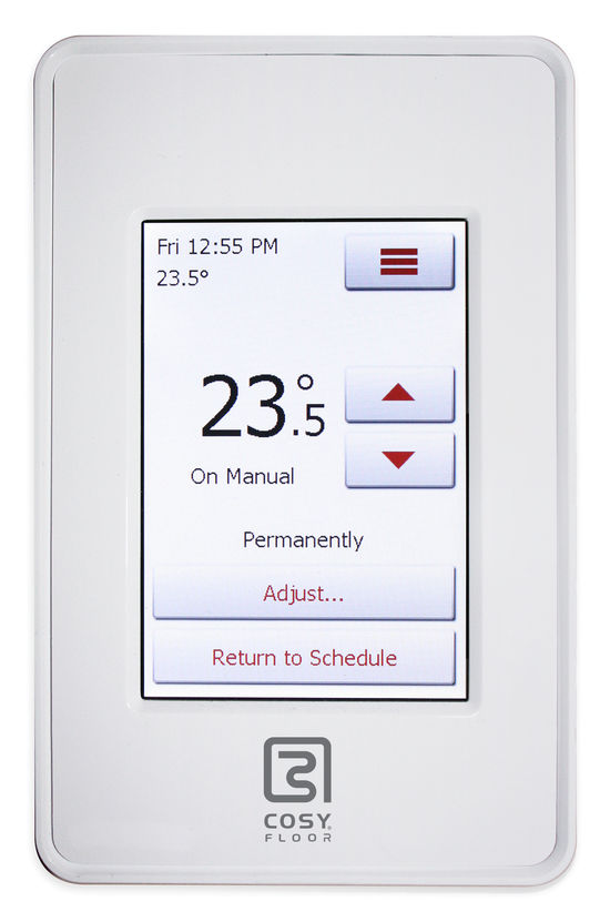 Touchscreen Thermostat 15A Programmable