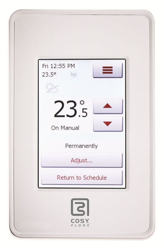 Thermostat à écran tactile avec WiFi 15A Programmable