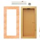 KERDI-BOARD-SNLT Shower Niche Kit with Frame and Warm White LED 12" x 28"