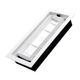 Trappe de ventilation Drop-In Series Texturée Blanc 4" x 10"