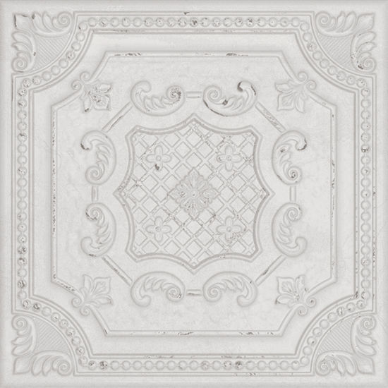 Wall Tiles Gatsby White Tin Matte 8" x 8"