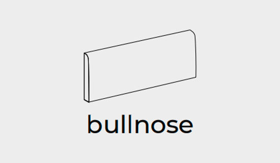Bullnose Tile Edge Trim Carrara Carrara 1" x 6" (Pack of 18)