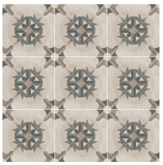 Floor Tiles Patchwork Classic 01 Matte 8" x 8"