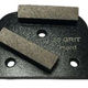 Diamond Grinding Blade SlideMAG Grit 16 Grey with Double Rectangle and Hard Bond