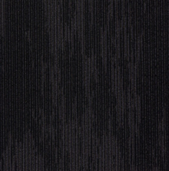 Carpet Plank Specter Abstract Black 9-27/32" x 39-3/8"