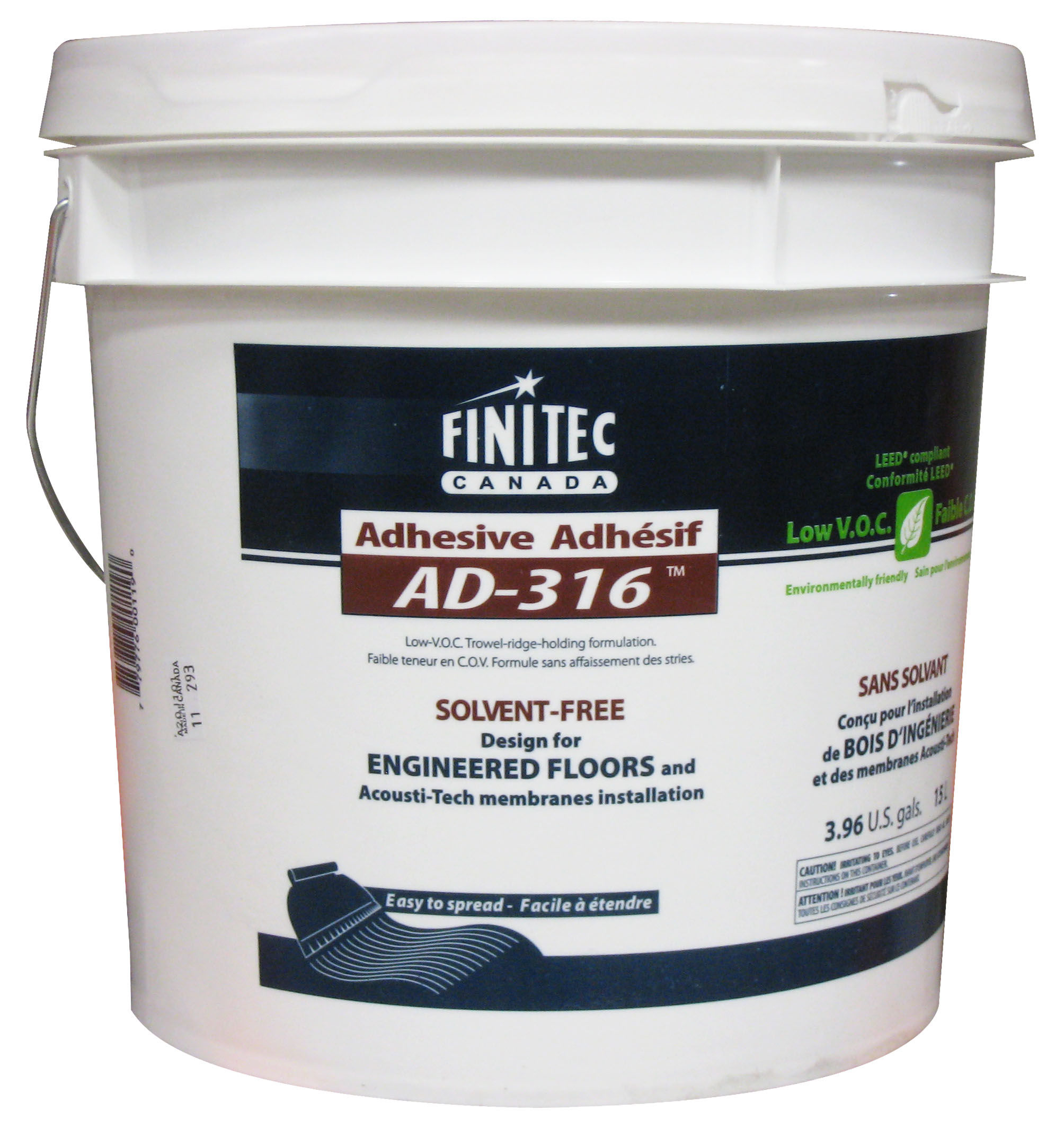 AcoustiTECH AD316 Engineered Wood Adhesive 15 L (89995) FloorBox