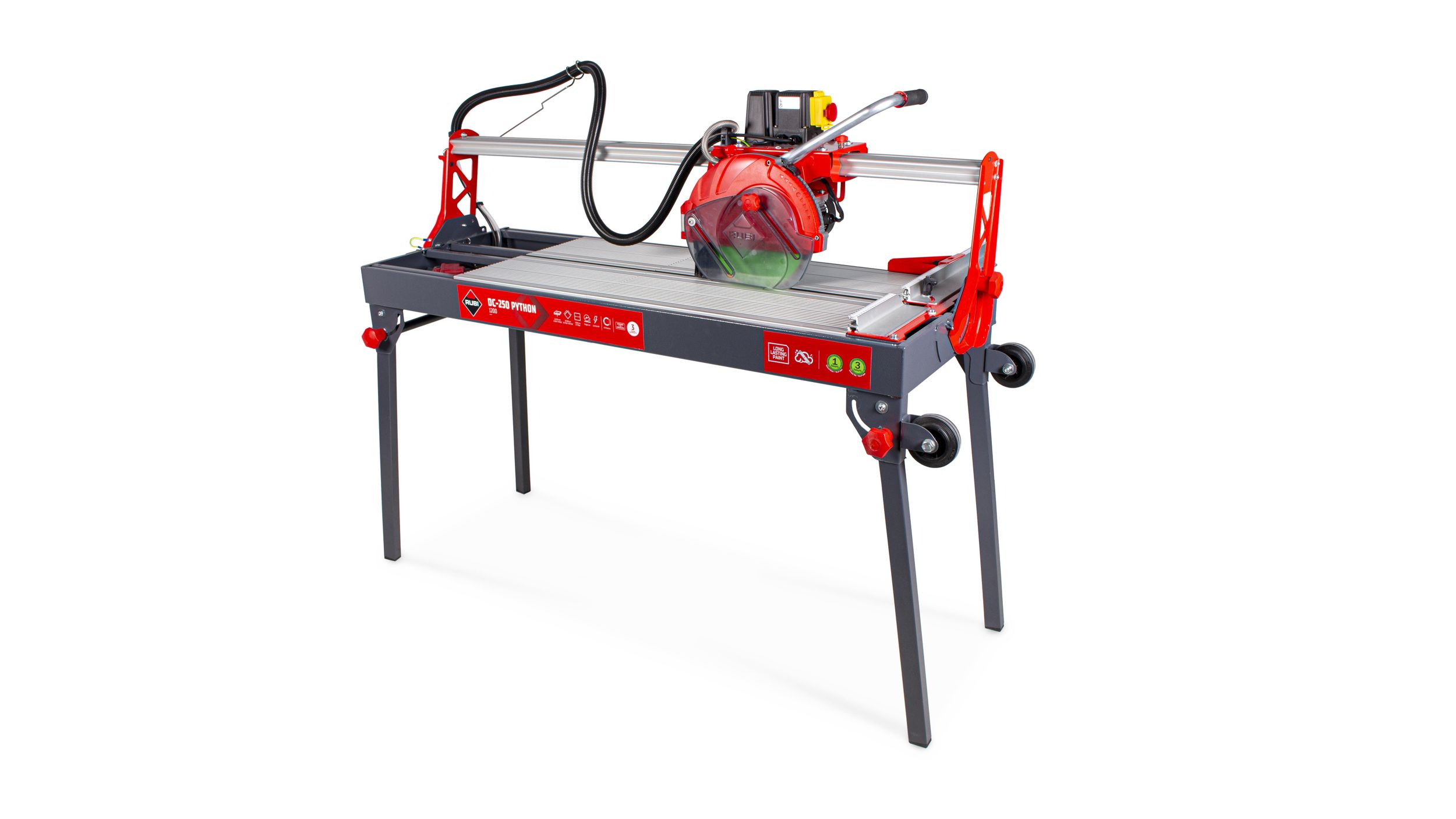 Rubi - Electric Wet Saw DC-250 1200 Python 120V 60Hz Inch with