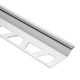FINEC-SQ Finishing and Edge Protection Profile Anodized Aluminum Satin 7/16" (11 mm) x 8' 2-1/2"