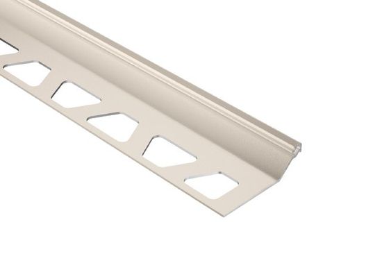 FINEC-SQ Finishing and Edge Protection Profile Aluminum Cream 7/16" (11 mm) x 8' 2-1/2"