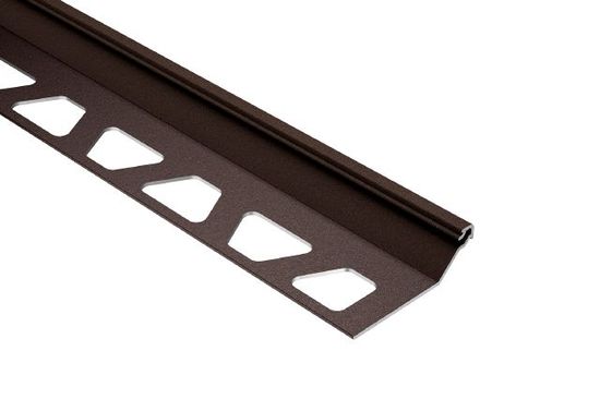 FINEC-SQ Profilé de finition et de protection des rebords aluminium bronze 7/16" (11 mm) x 8' 2-1/2"