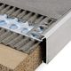 Raccord pour angle externe de 90° Protop en aluminium brillanté titane