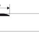 Profilé cache-joint Procover en aluminium poli argent 26 x 9 mm
