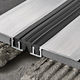 Range of Structural Expansion Joints Proexpan 115 Natural Aluminium and Vinyl Resin with Rubber Insert Black 21 x 12 x 115 mm