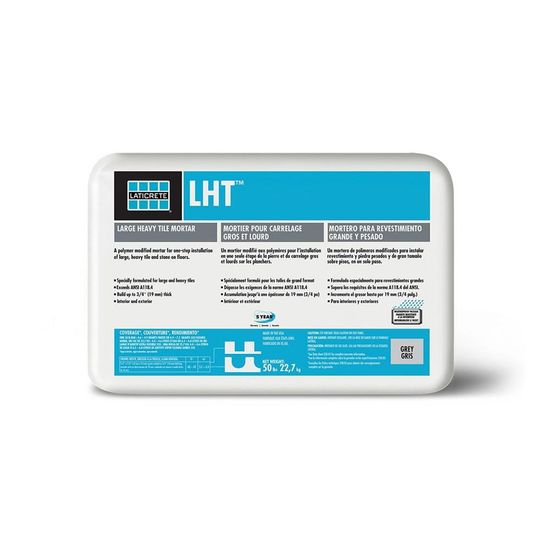 LHT Large Tile Mortar Grey 50 lb
