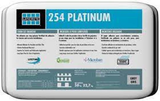 254R Platinum Rapid Thin-Set Mortar Grey 25 lb