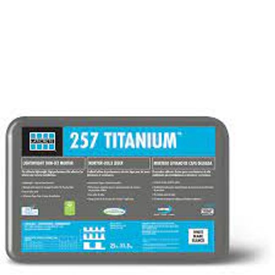 257 Titanium Thin-Set Mortar Grey 25 lb