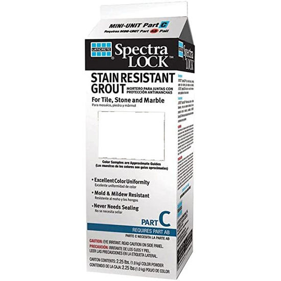 Spectralock Pro Premium Grout Part C Colored Powder #44 Bright White 2 lb