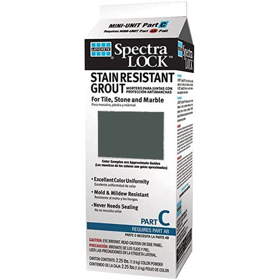 Spectralock Pro Premium Grout Part C Colored Powder #45 Raven 2 lb