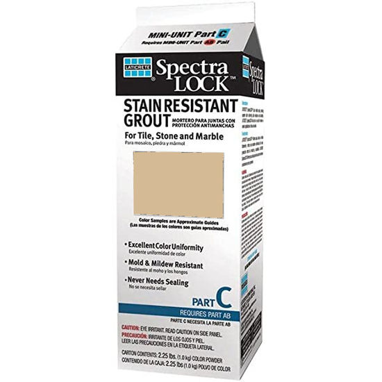 Spectralock Pro Premium Grout Part C Colored Powder #52 Toasted Almond 2 lb