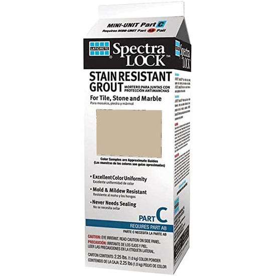 Spectralock Pro Premium Grout Part C Colored Powder #61 Parchment 2 lb