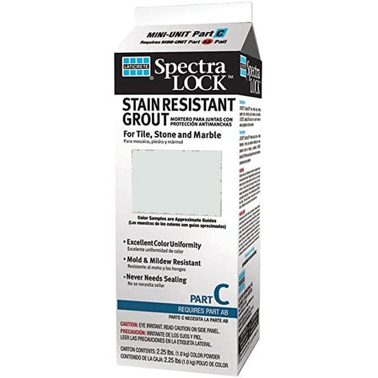 Spectralock Pro Premium Grout Part C Colored Powder #88 Silver Shadow 2 lb