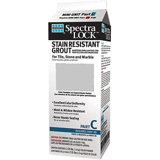 Spectralock Pro Premium Grout Part C Colored Powder #89 Smoke Grey 2 lb