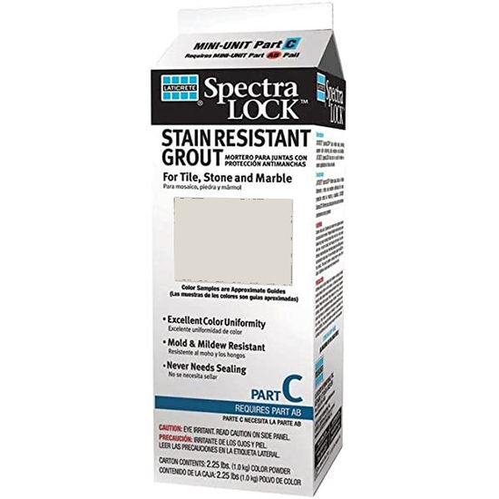 Spectralock Pro Premium Grout Part C Colored Powder #90 Light Pewter 2 lb