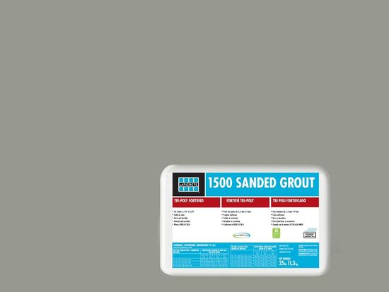 1500 Sanded Grout #24 Natural Grey 25 lb